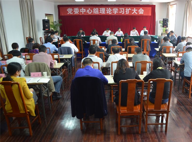 开云手机客户端召开党委中心组理论学习扩大会
