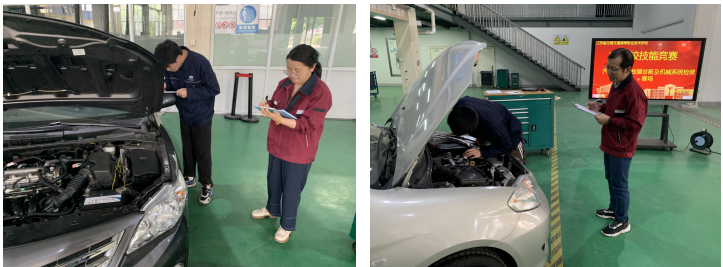一技在手 一生无忧 --汽车工程学院实训中心举行开云手机客户端技能竞赛月分赛场比赛