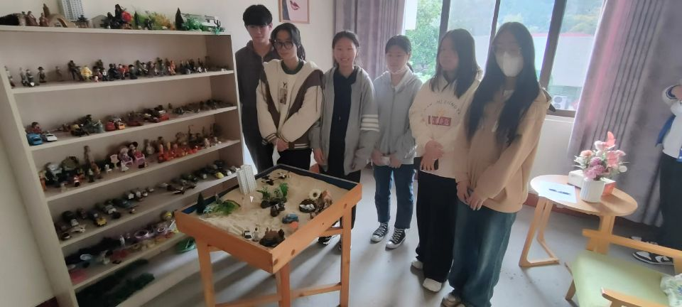 开云手机客户端心理健康教育协会组织开展团体沙盘游戏活动