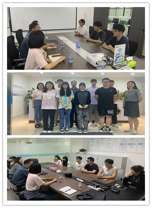 信息管理学院深入企业调研并探望工学交替学生